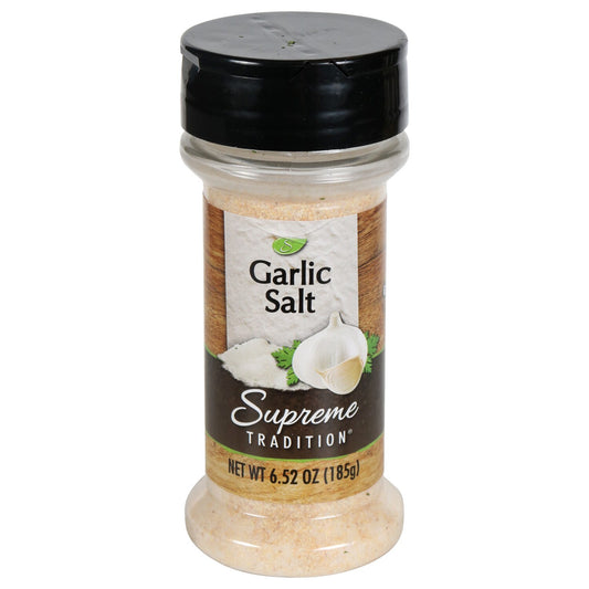 Supreme Tradition Garlic Salt, 6.52-oz. Bottles (Pack of 12)