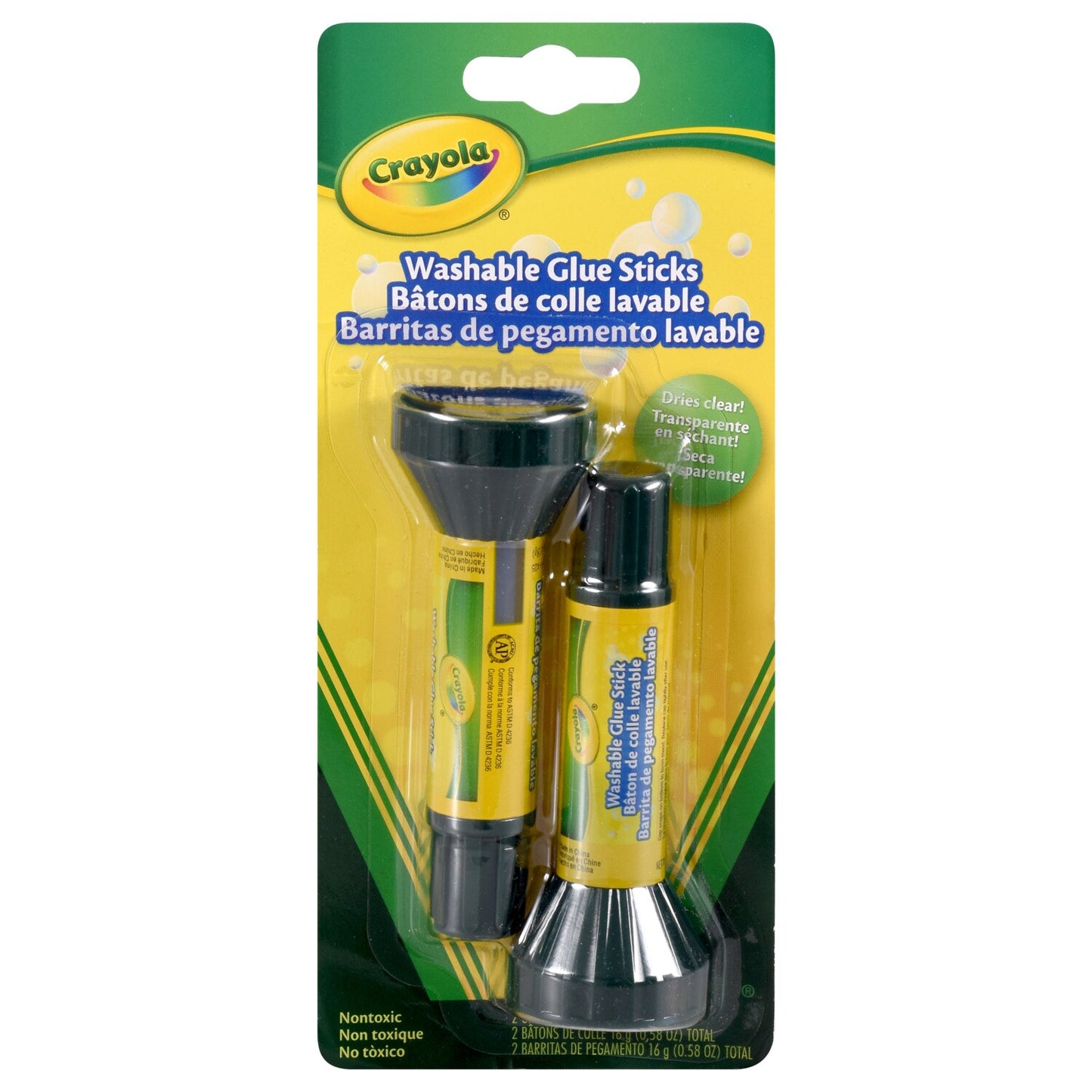 Crayola Washable Glue Sticks, 2-ct. Packs (Pack of 12)