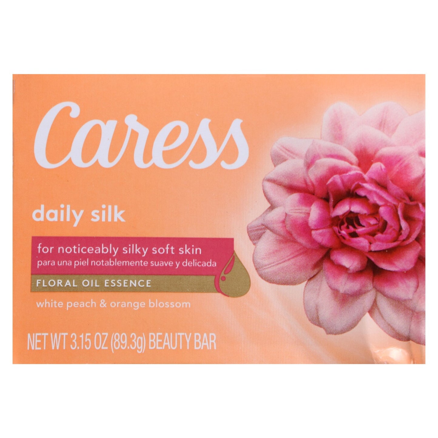 Caress Daily Silk Floral Scented Soap Bars, 3.15 oz. (Pack of 48)