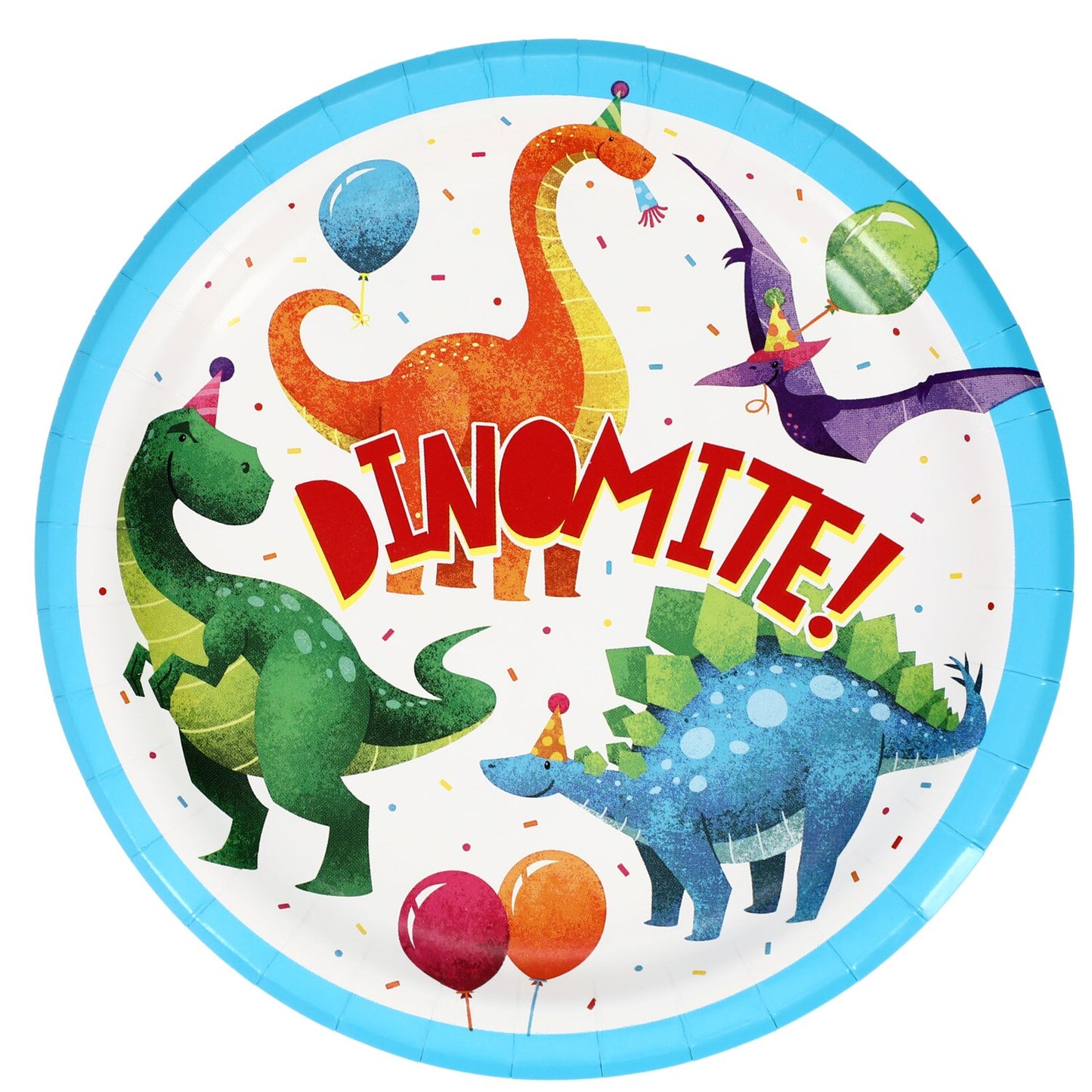 Dinosaur Party 9-in. Paper Plates, 18-ct. Packs (Pack of 12)
