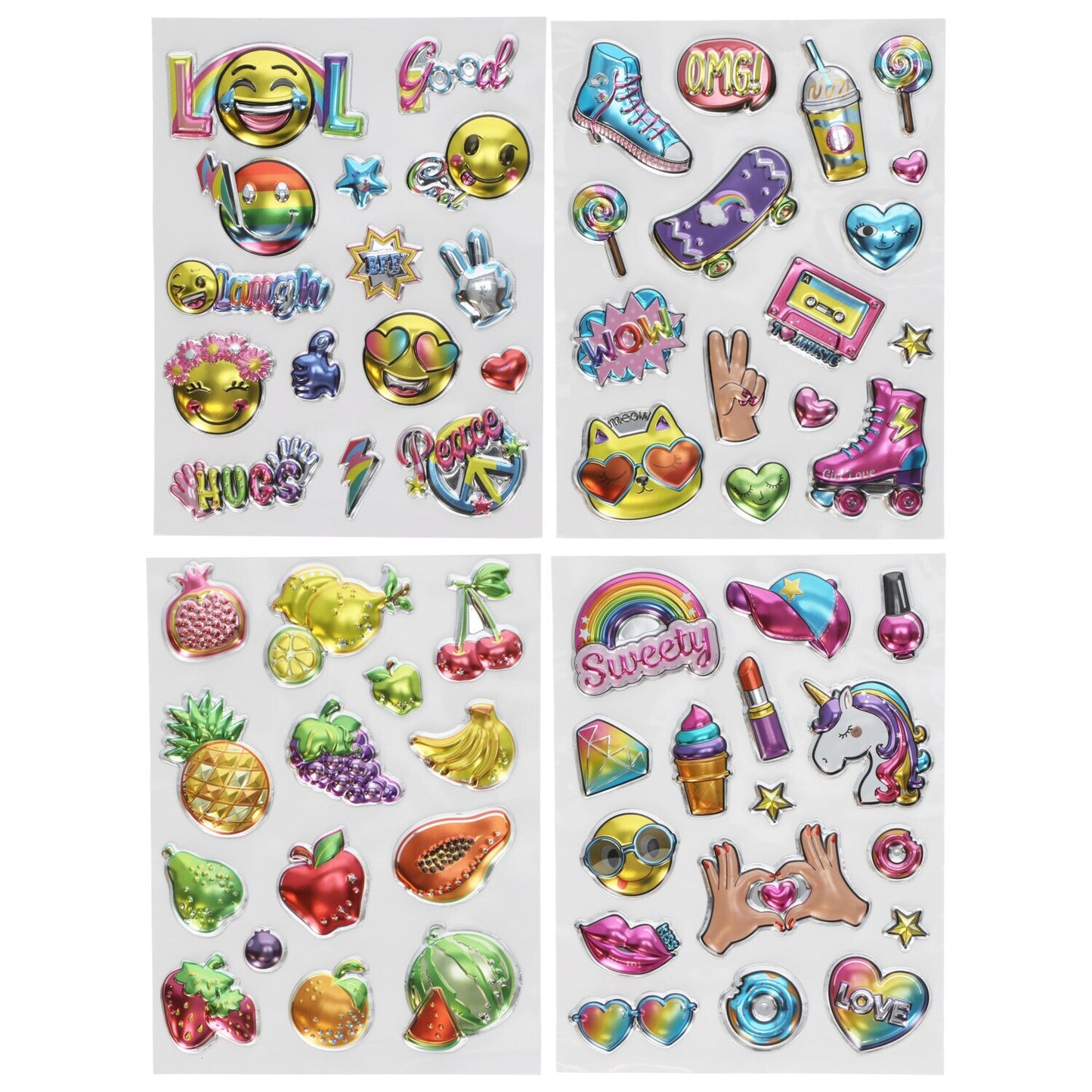 Jot Metallic Stickers, 14 & 16-ct. Packs (Pack of 36)