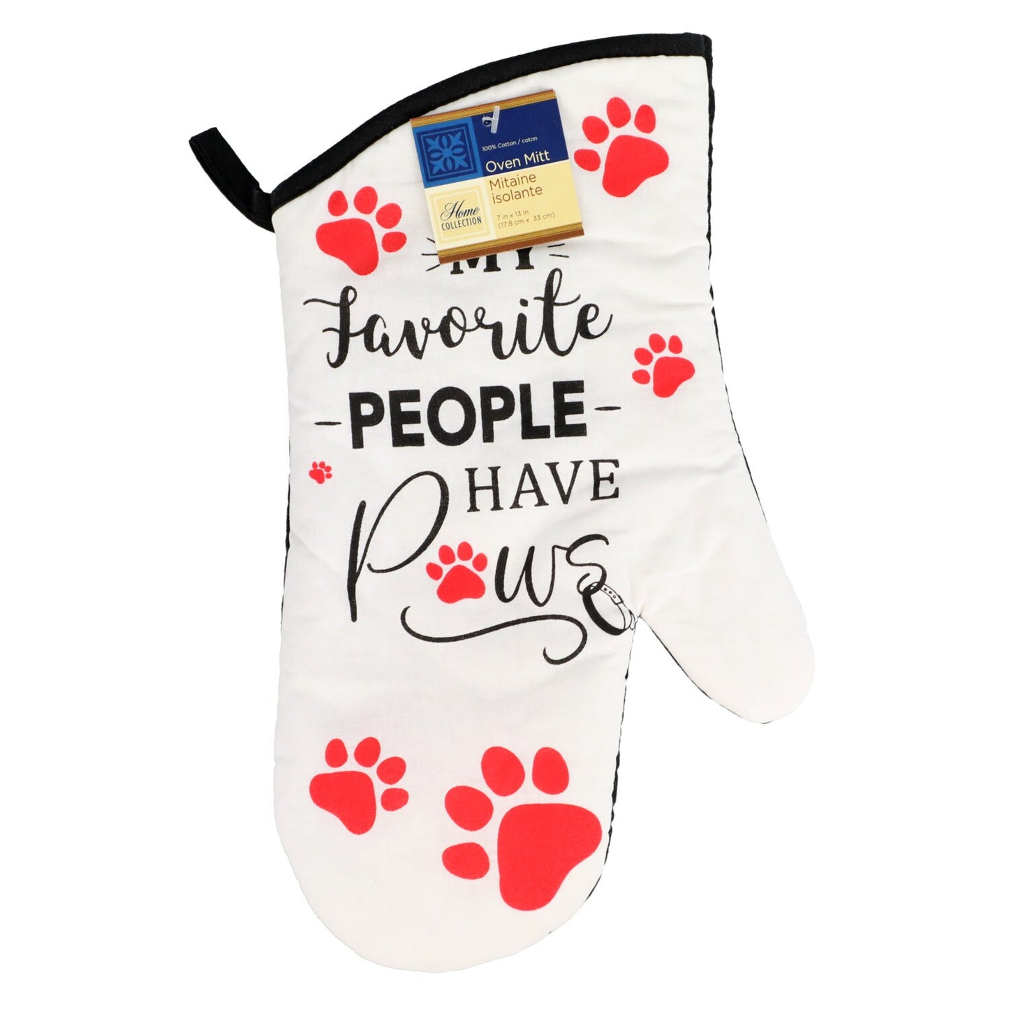 Home Collection Pet-Themed Oven Mitts, 13x7-in. (Pack of 12)
