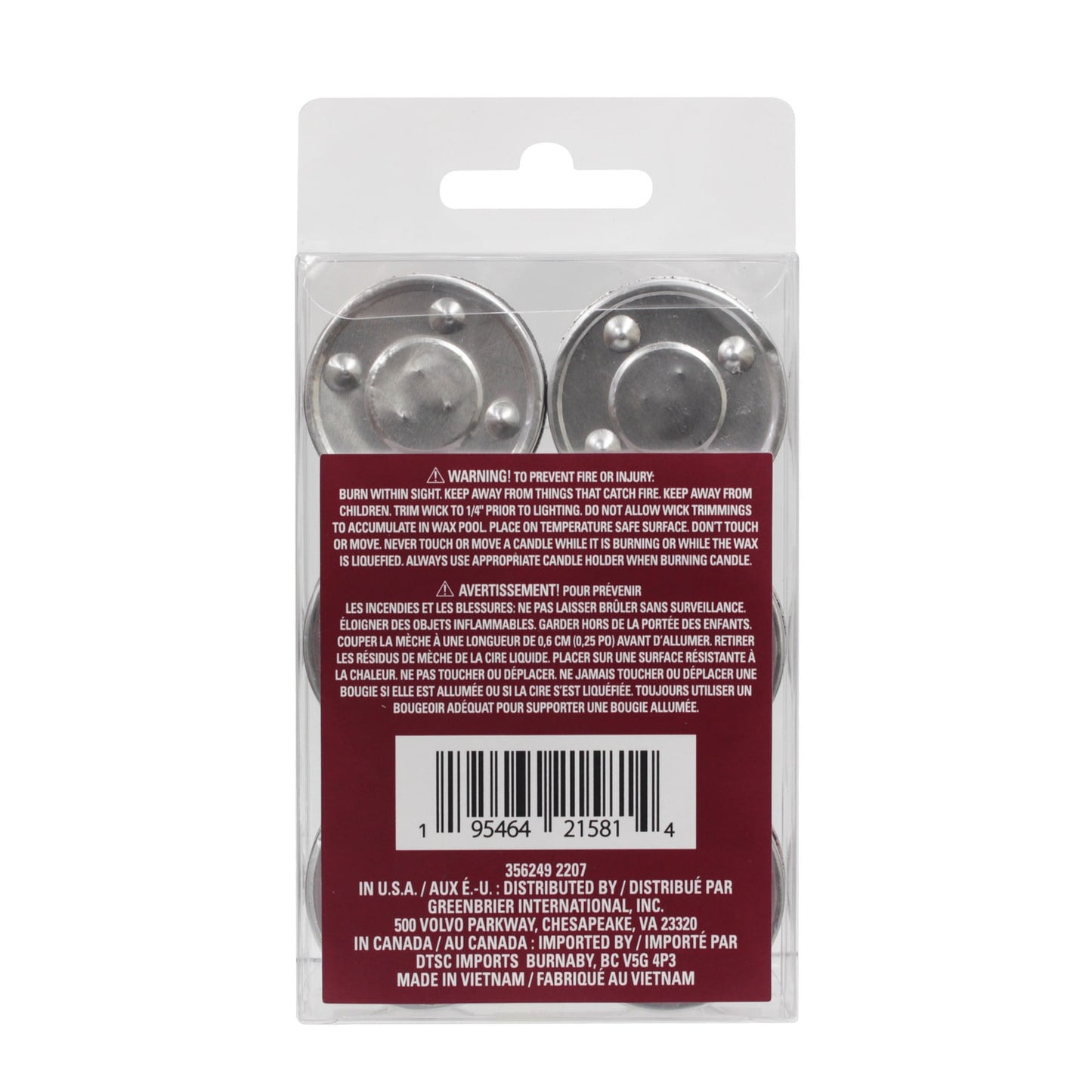 Luminessence Scented Winter Tea Candles, 6-ct. Packs (Pack of 24)