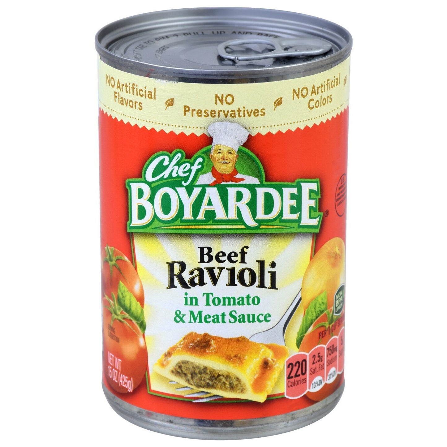 Chef Boyardee Beef Ravioli, 15 oz. Cans (Pack of 12)