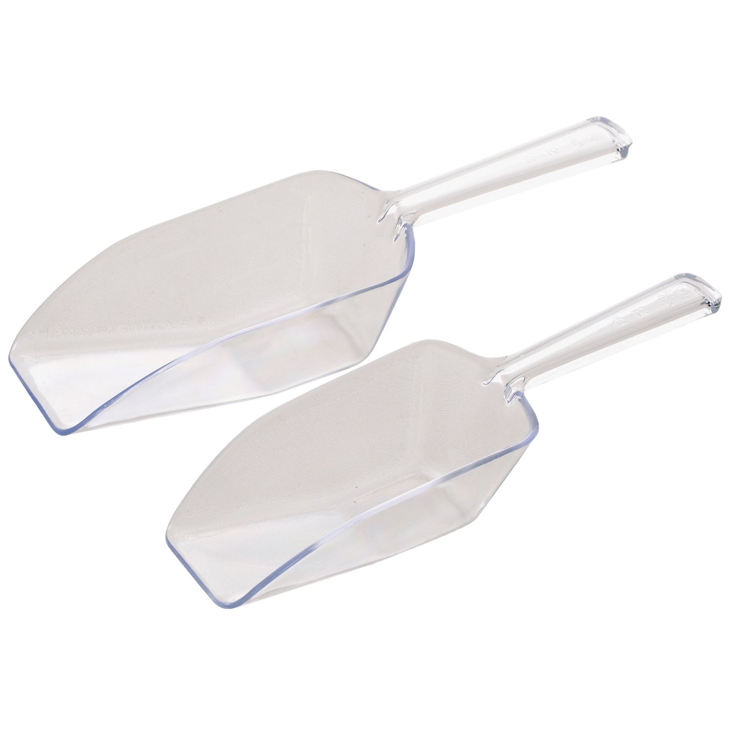 Clear Plastic Scoops, 2-ct. Packs (Pack of 4)