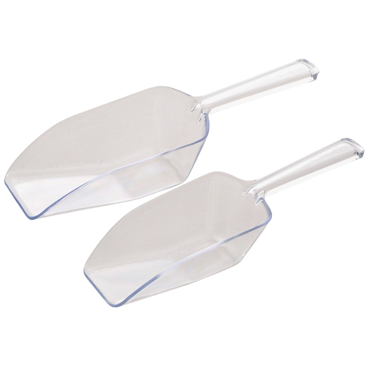 Clear Plastic Scoops, 2-ct. Packs (Pack of 4)