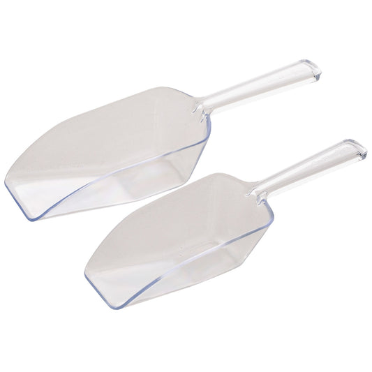 Clear Plastic Scoops, 2-ct. Packs (Pack of 4)
