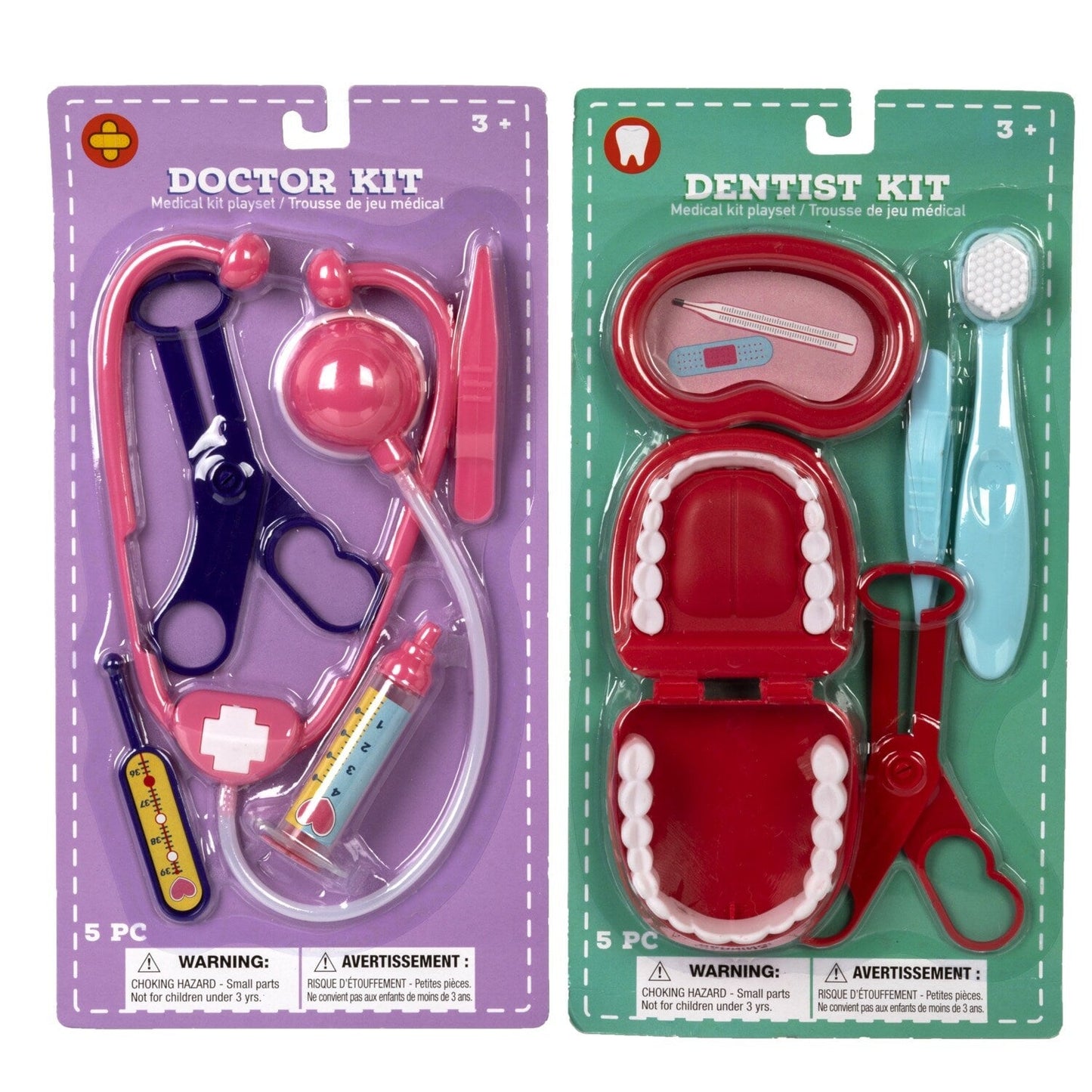 Doctor and Dentist Playsets, 5 pc. Packs (Pack of 28)