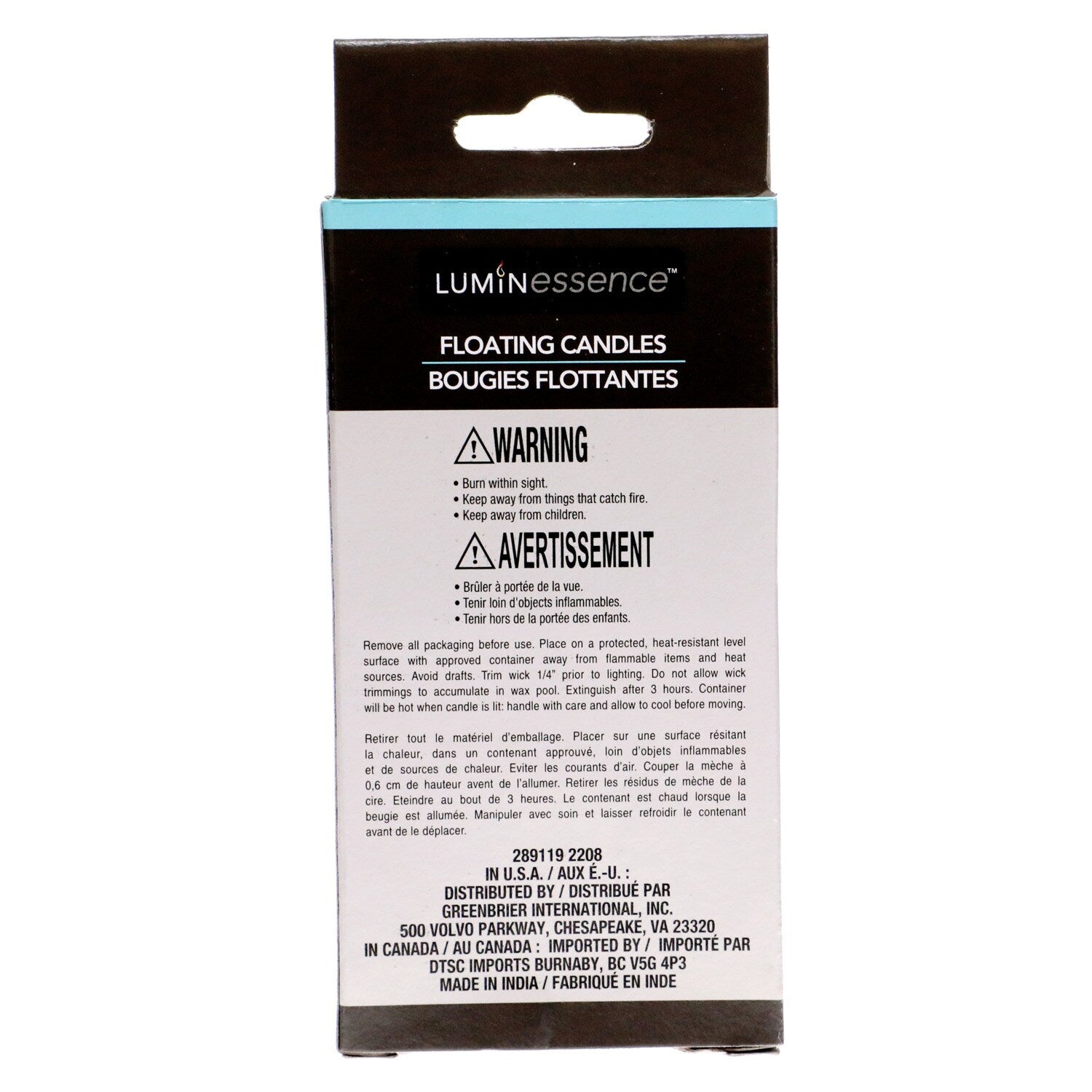 Luminessence Unscented Floating Candles, 2-ct. Packs (Pack of 24)