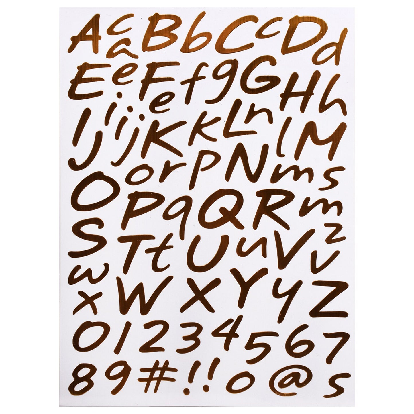 Crafter's Square Foil Alphabet Stickers, 72-ct. Packs (Pack of 36)