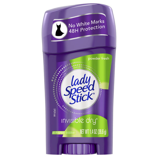 Lady Speed Stick Invisible Dry Powder Fresh Deodorant, 1.4 oz. (Pack of 12)