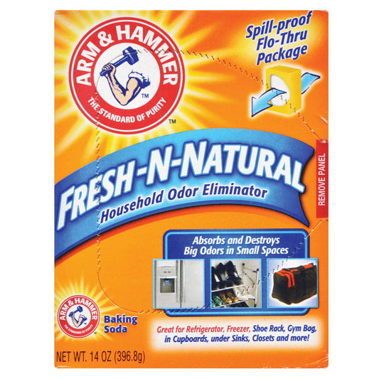 Arm & Hammer Fresh-N-Natural Household Odor Eliminator, 14 oz. Boxes (Pack of 12