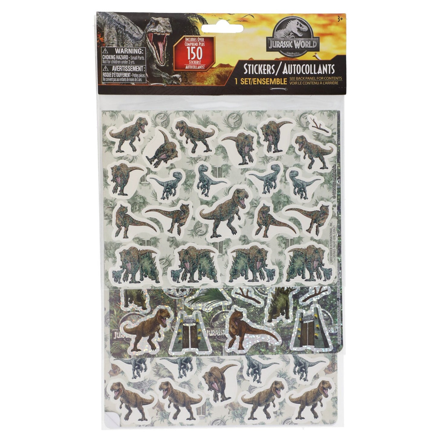 Licensed Character Decorative Stickers, 150-ct. Packs (Pack of 24)