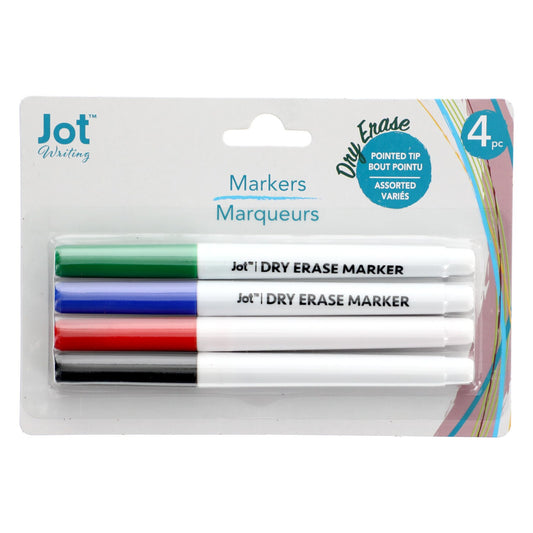 Jot Dry Erase Markers, 4-ct. Packs (Pack of 4)