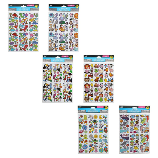 Jot Assorted Laser Stickers (Pack of 36)