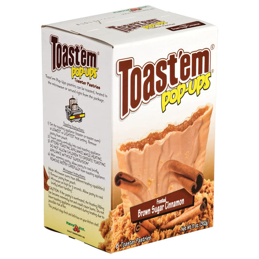 Frosted Brown Sugar Cinnamon Toast'em Pop-Ups, 6-ct. Boxes (Pack of 12)