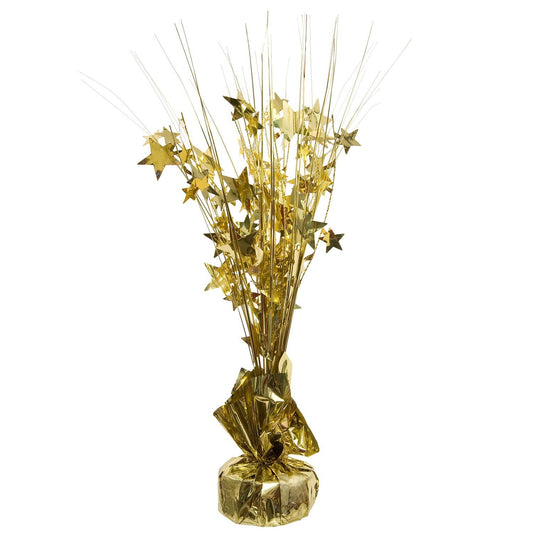 Dark Gold Balloon Weights/Centerpieces, 12 in. (Pack of 24)