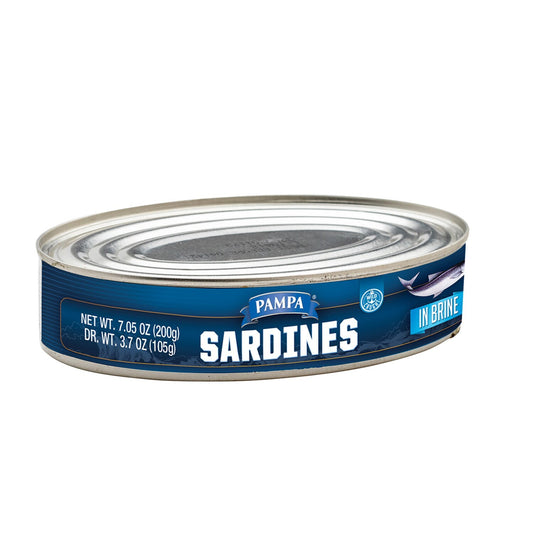 Pampa Sardines in Oil, 7 oz. Cans (Pack of 24)