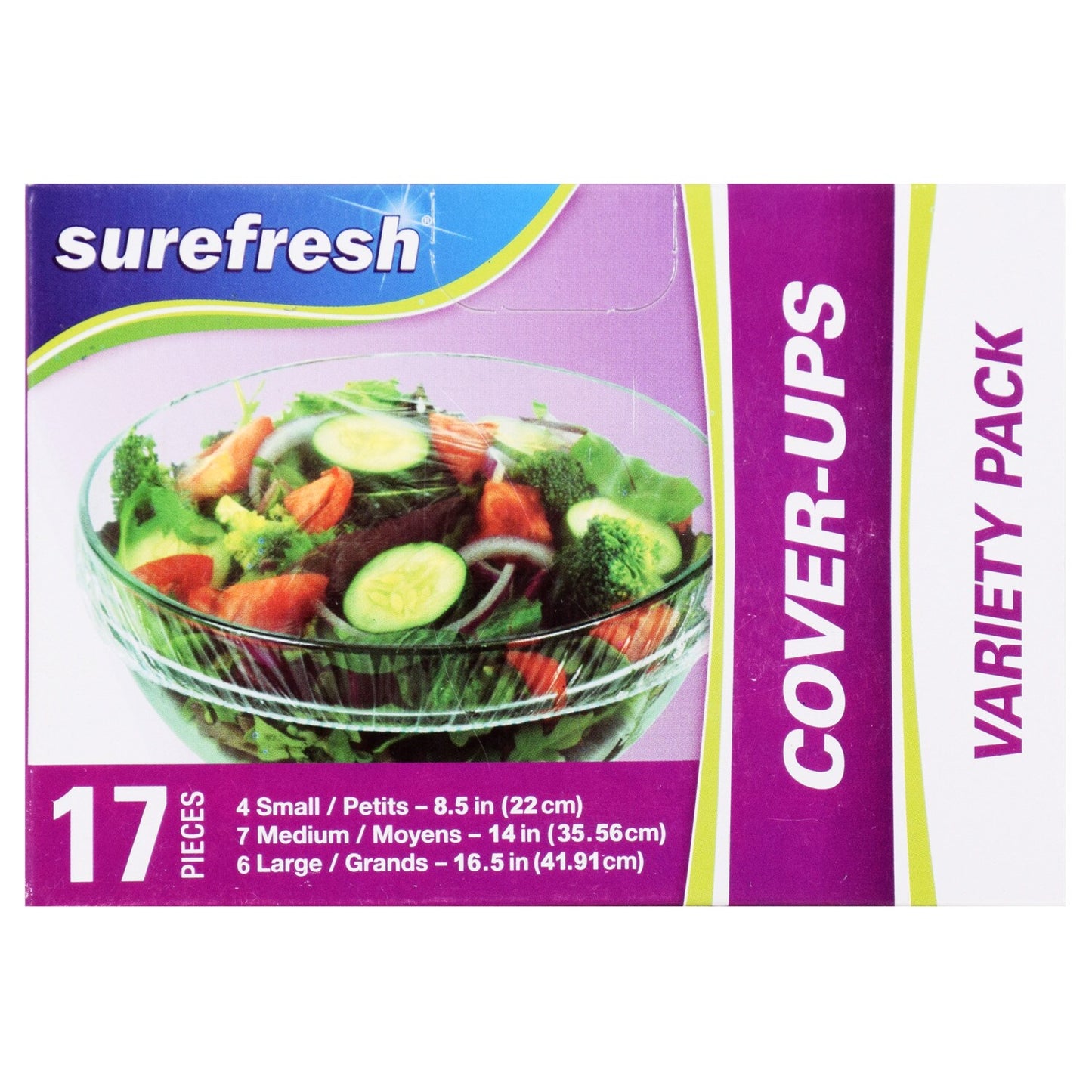 Sure Fresh Bowl Cover Variety Packs, 17-ct. Boxes (Pack of 48)