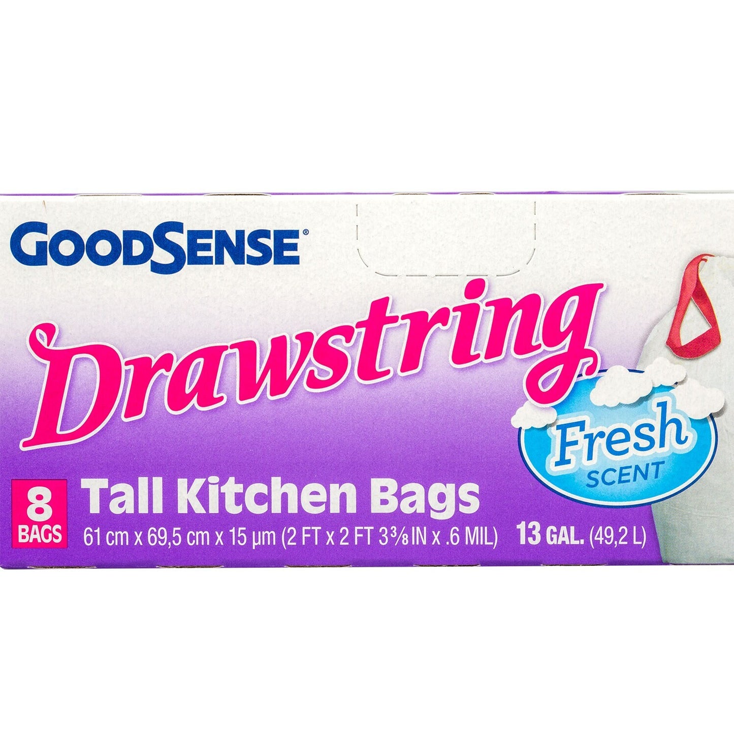 GoodSense 13-Gallon Fresh-Scent Tall Kitchen Trash Bags, 8-ct. Boxes (Pack of 24