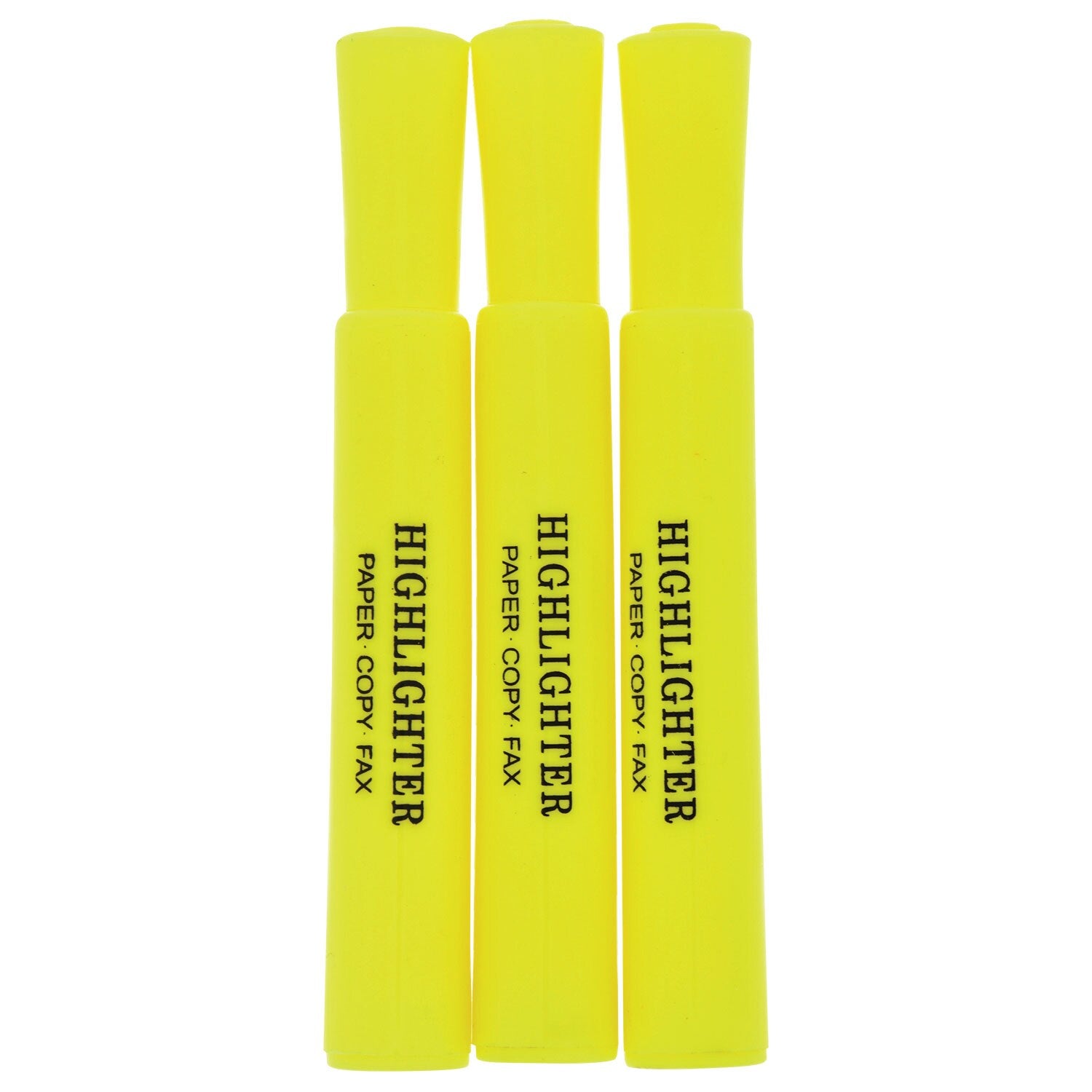 Jot Yellow Chisel-Point Highlighters, 3-ct. Packs (Pack of 30)