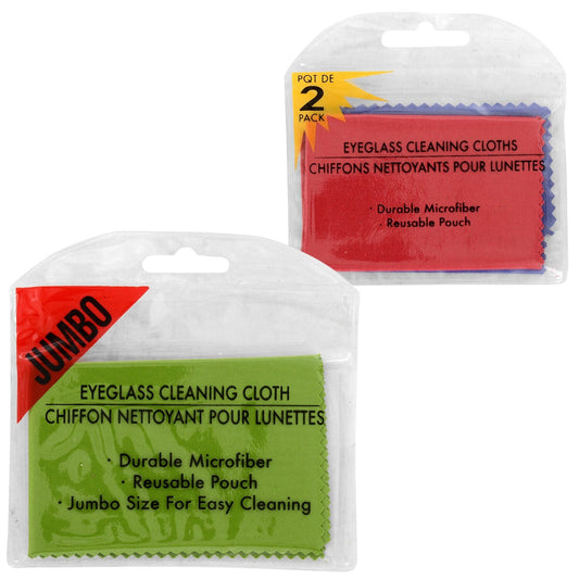 Microfiber Eyeglass Cleaning Cloths (Pack of 48)