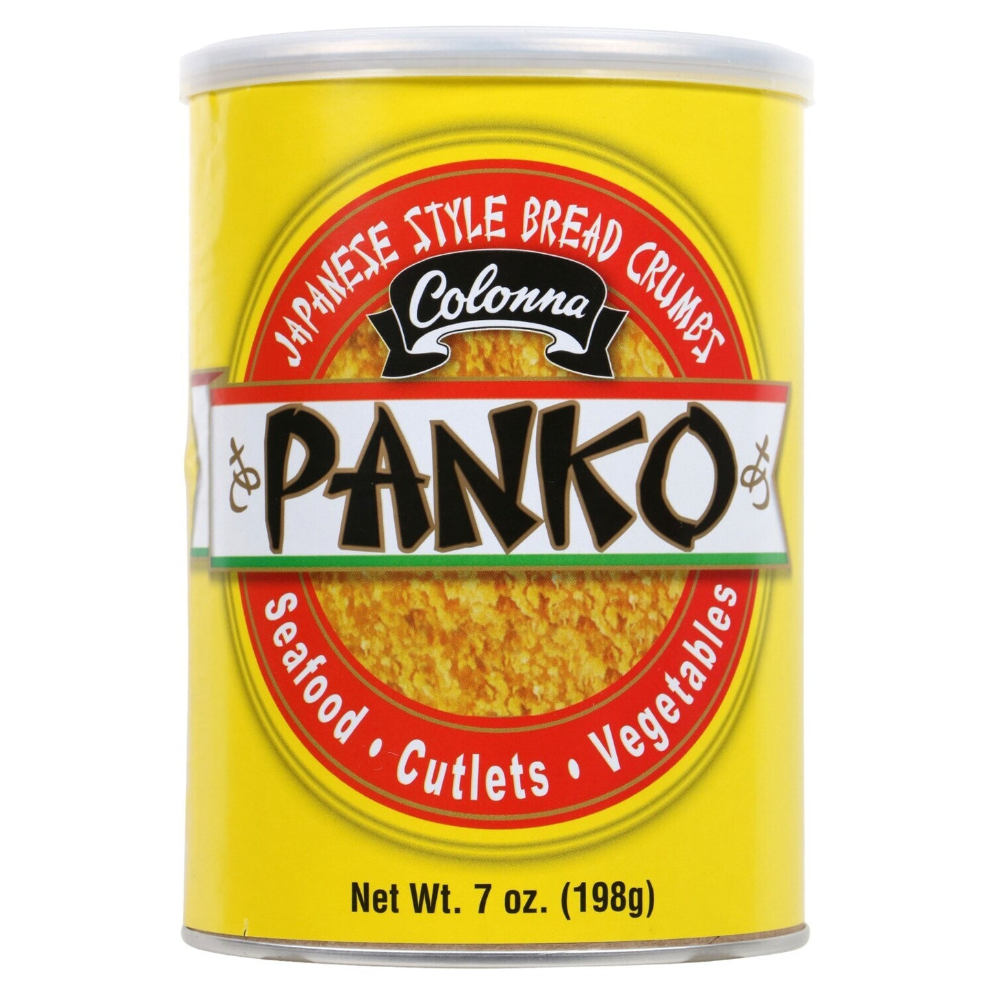 Colonna Japanese Style Panko Bread Crumbs, 7-oz. Cans (Pack of 12)