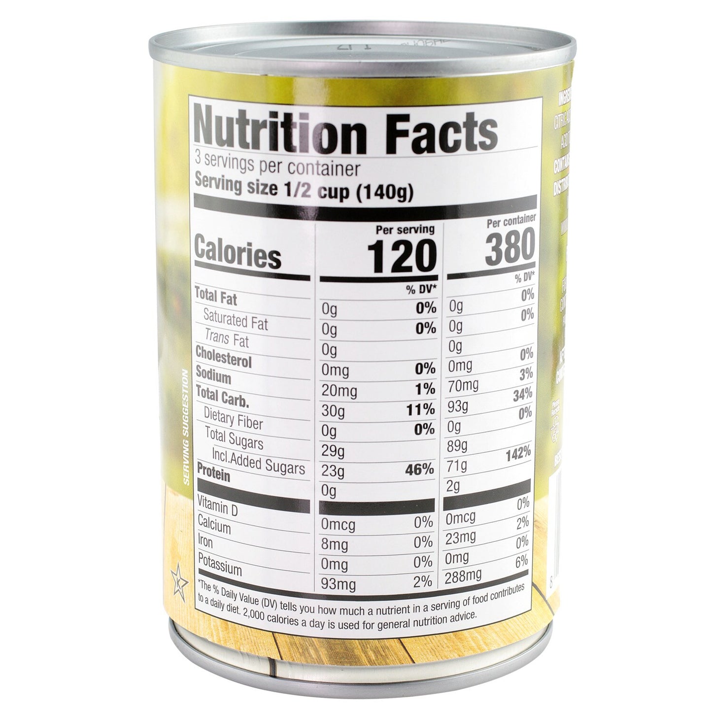 Cans of Pampa Peach Slices, 15.25 oz. Cans (Pack of 12)