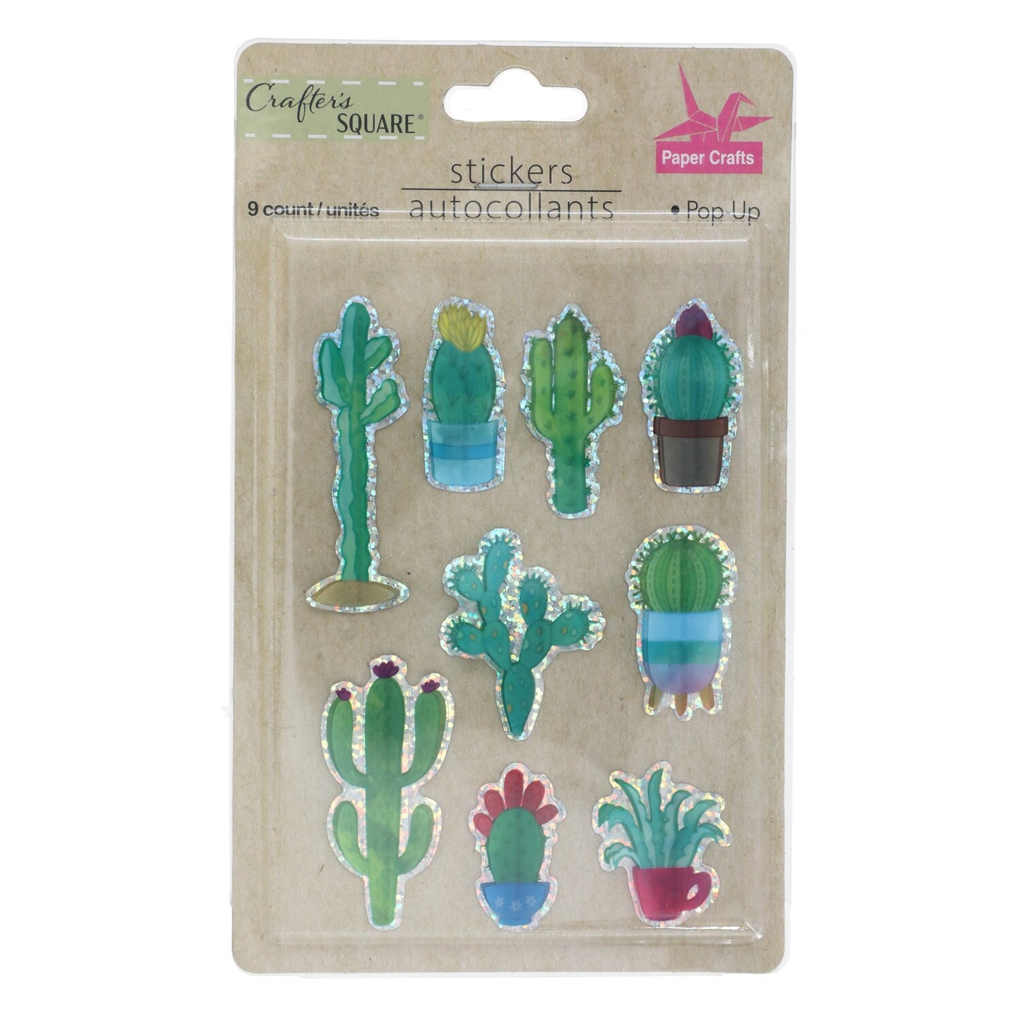 Crafter's Square Novelty Pop-Up Stickers, 4x6-in. Sheets (Pack of 24)