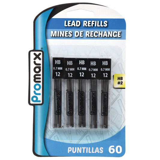 Promarx Pencil Lead Refills, 60-ct. Packs (Pack of 48)