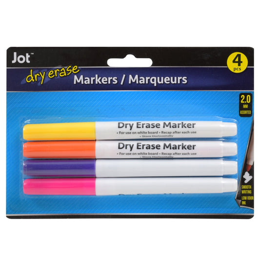 Jot Bright Dry-Erase Markers, 4-ct. Packs (Pack of 24)