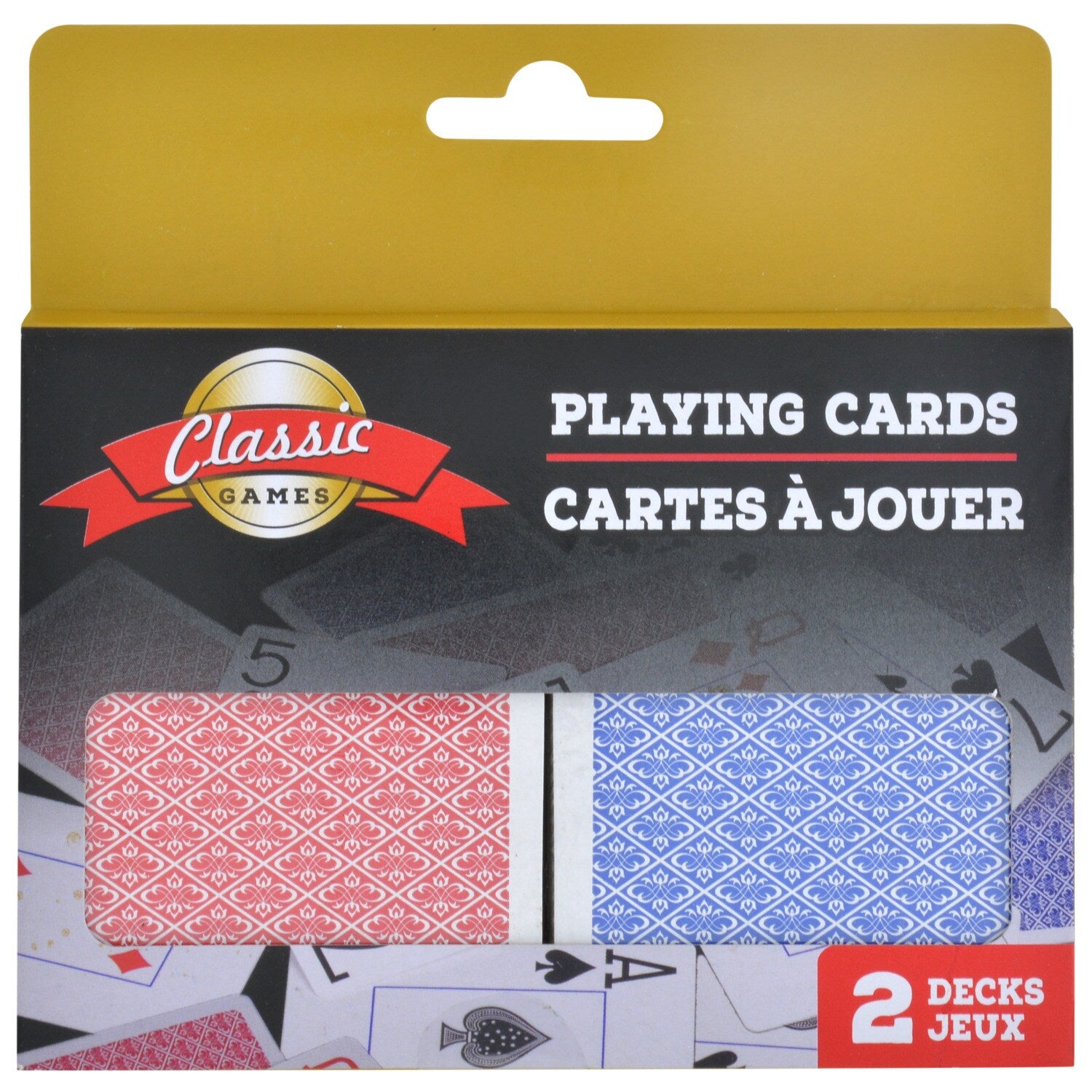 Classic Games Playing Cards, 2-ct. Packs (Pack of 4)