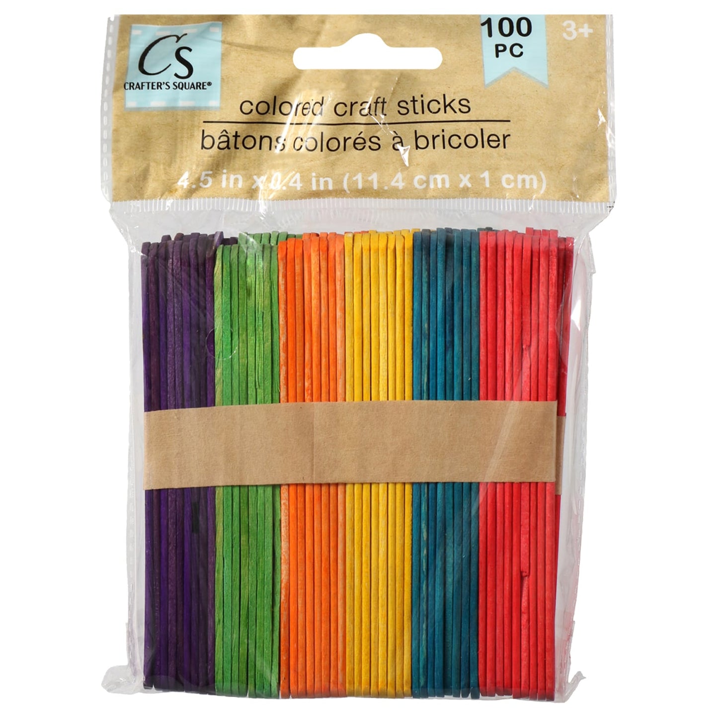 Crafter's Square Assorted Color Craft Sticks, 100-ct. Packs (Pack of 44)