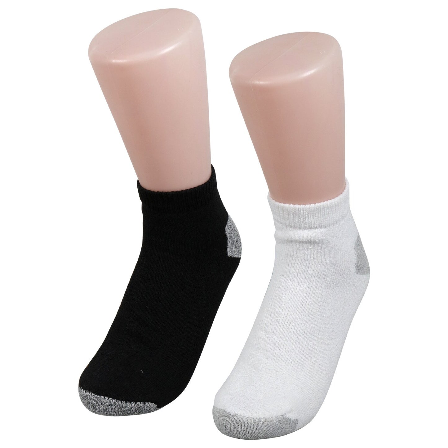 Juncture Ladies Full Cushion Lowcut Socks, 2-Pair Packs, Sizes 5-9 (Pack of 36)