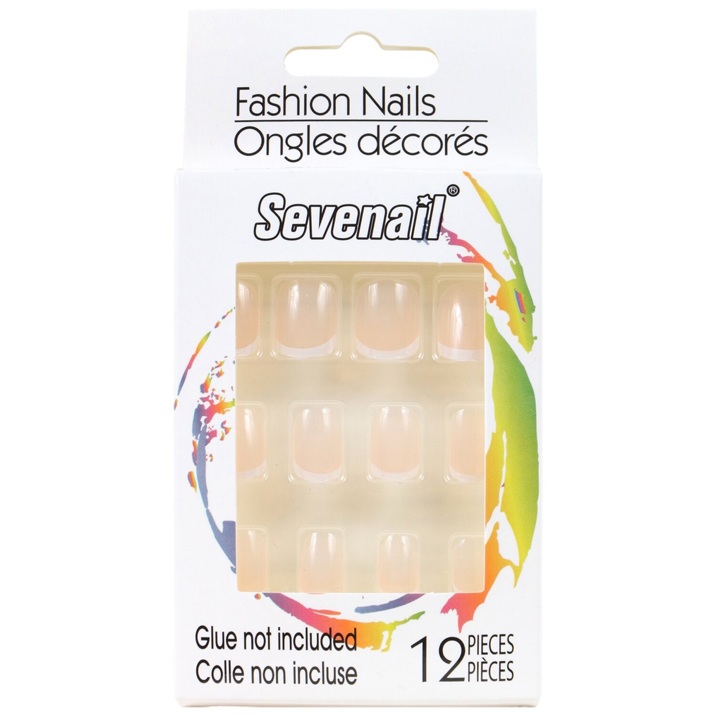 Sevenail French Rounded Artificial Nails, 12-ct. Packs (Pack of 36)