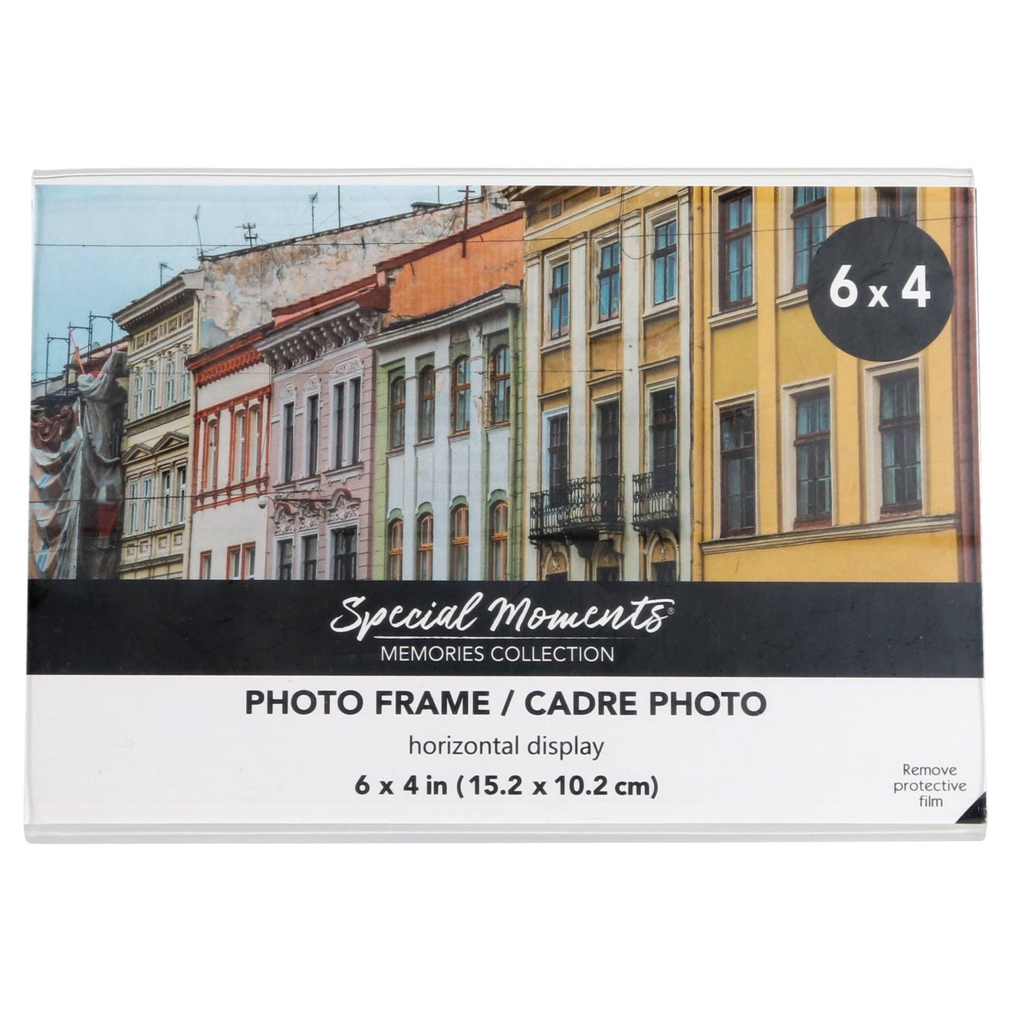 Freestanding Borderless Horizontal Plastic Picture Frames, 4x6 in(Pac 24)