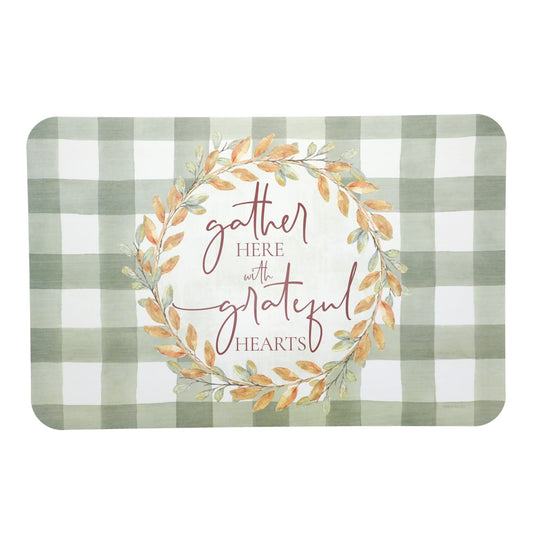 Grateful Hearts Themed Placemats, 11.25x17.125-in. (Pack of 18)