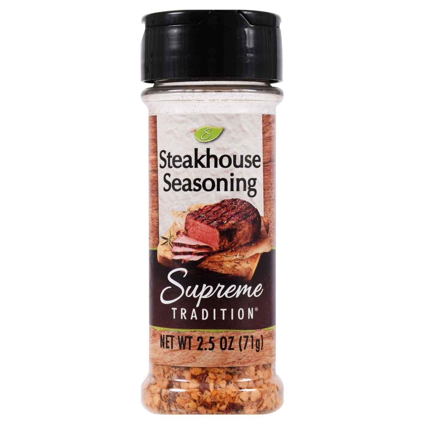Supreme Tradition Steakhouse Seasoning, 2.5 oz. Containers (Pack of 12)