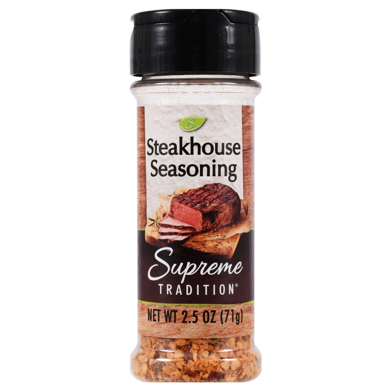 Supreme Tradition Steakhouse Seasoning, 2.5 oz. Containers (Pack of 12)