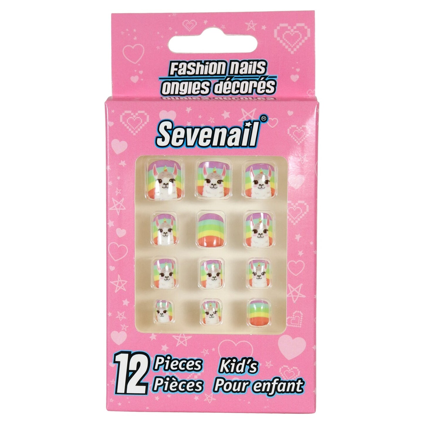 Sevenail Fashionable Press On Nails for Kids, 12-ct. Packs (Pack of 36)