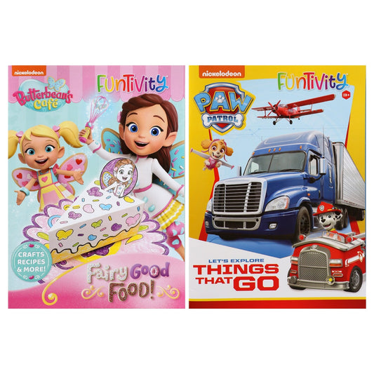 Nickelodeon Funtivity Books For Kids, 10.75x7.75-in. (Pack of 24)
