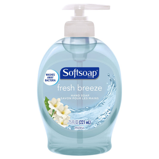 Softsoap Fresh Breeze Scented Liquid Hand Soap, 7.5-oz. Bottles (Pack of 6)