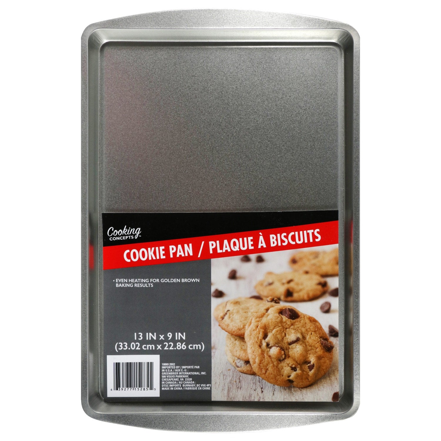 Cooking Concepts Steel Cookie Pans, 9x13-in. (Pack of 4)