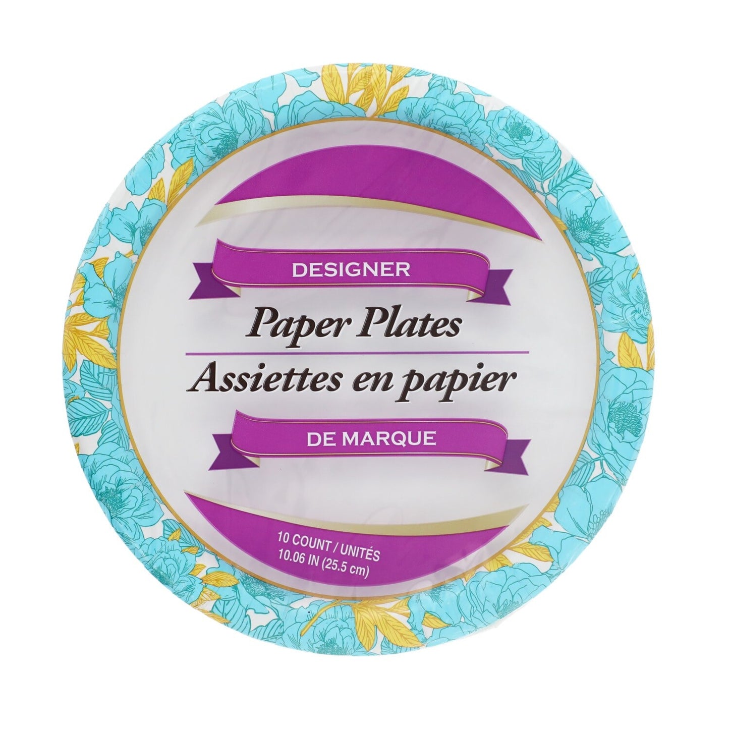 The Home Store Large Designer Paper Plates, 10-ct. Packs (Pack of 32)