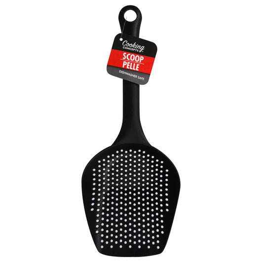 Cooking Concepts Plastic Kitchen Scoop with Strainer Holes, 14 in. (Pack of 24)