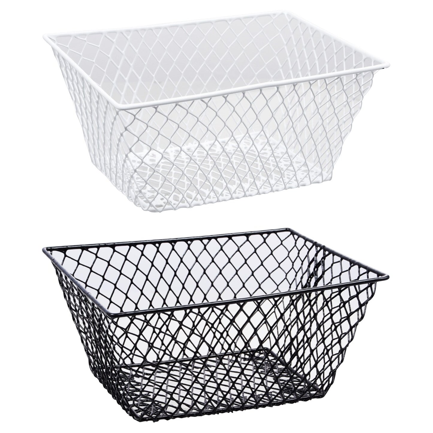 Essentials Rectangular Wire Baskets, 8x3.5x7.5 in. (Pack of 36)
