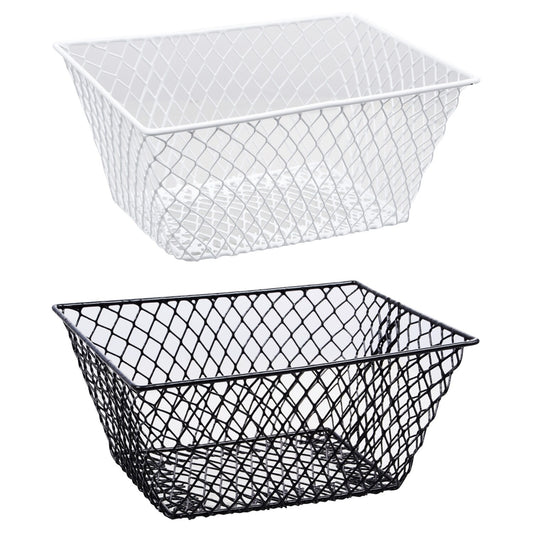 Essentials Rectangular Wire Baskets, 8x3.5x7.5 in. (Pack of 36)