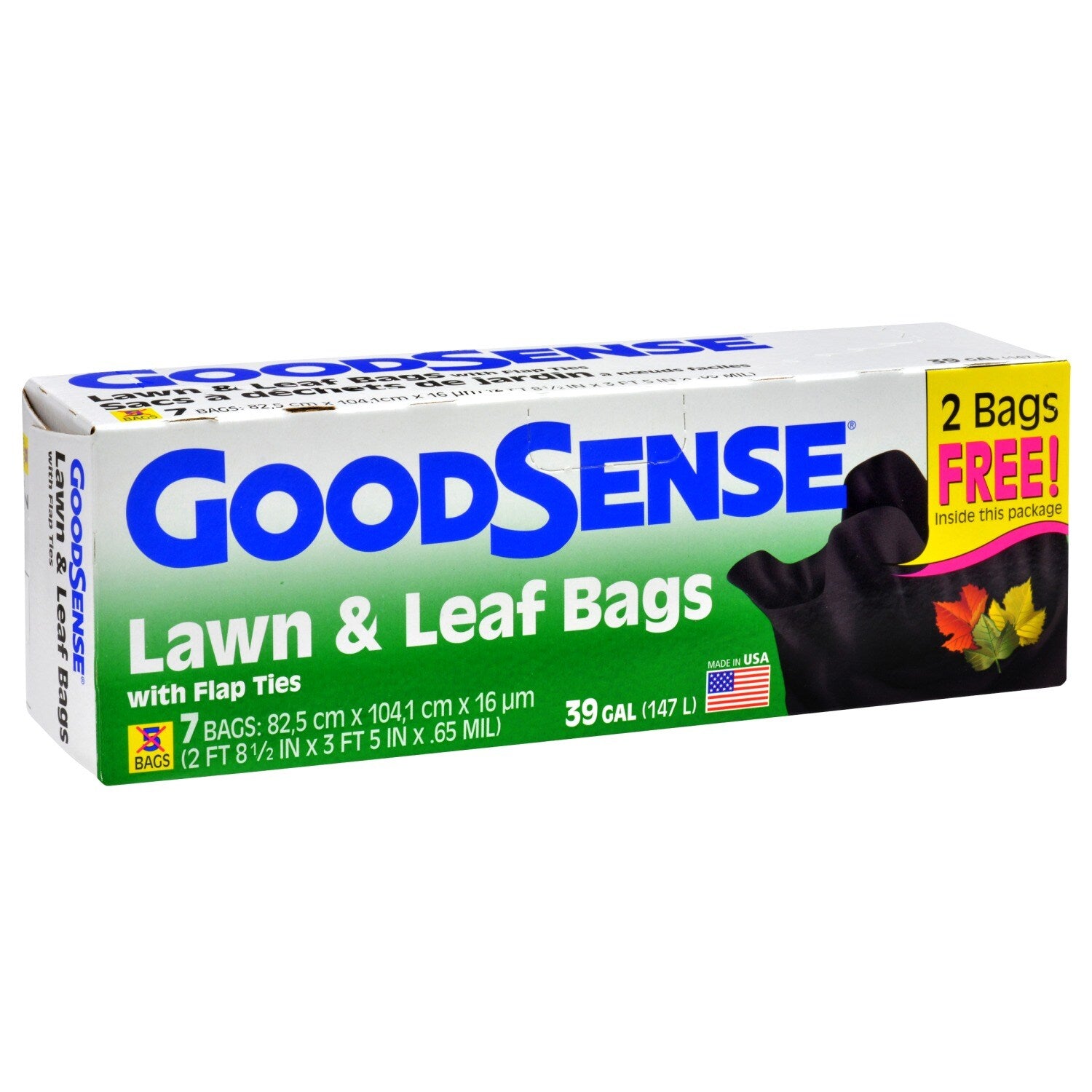 GoodSense 39-Gallon Jumbo Trash & Lawn Bags, 7-ct. Boxes (Pack of 24)