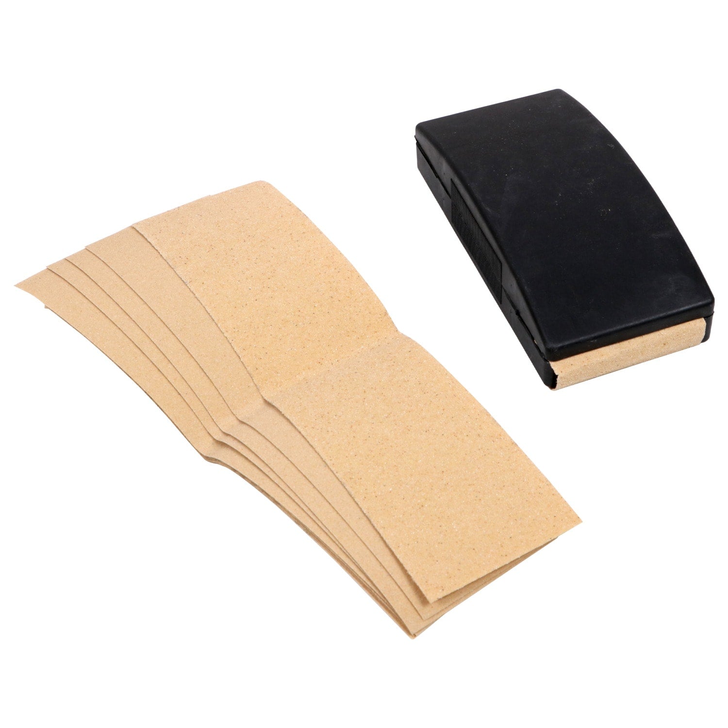 Tool Bench Hardware Sanding Blocks with Sandpaper, 10-Sheet Packs (Pack of 24)