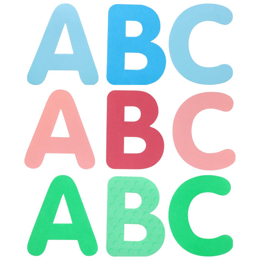 Jot Printed Double Sided Poster Letters, 4 in. (Pack of 24)